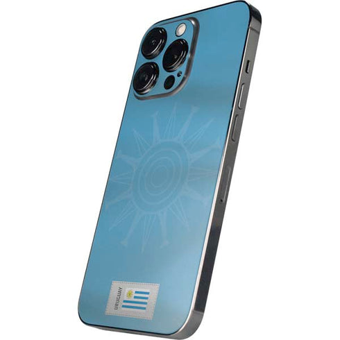 Uruguay Soccer Flag iPhone 16 Pro Skin